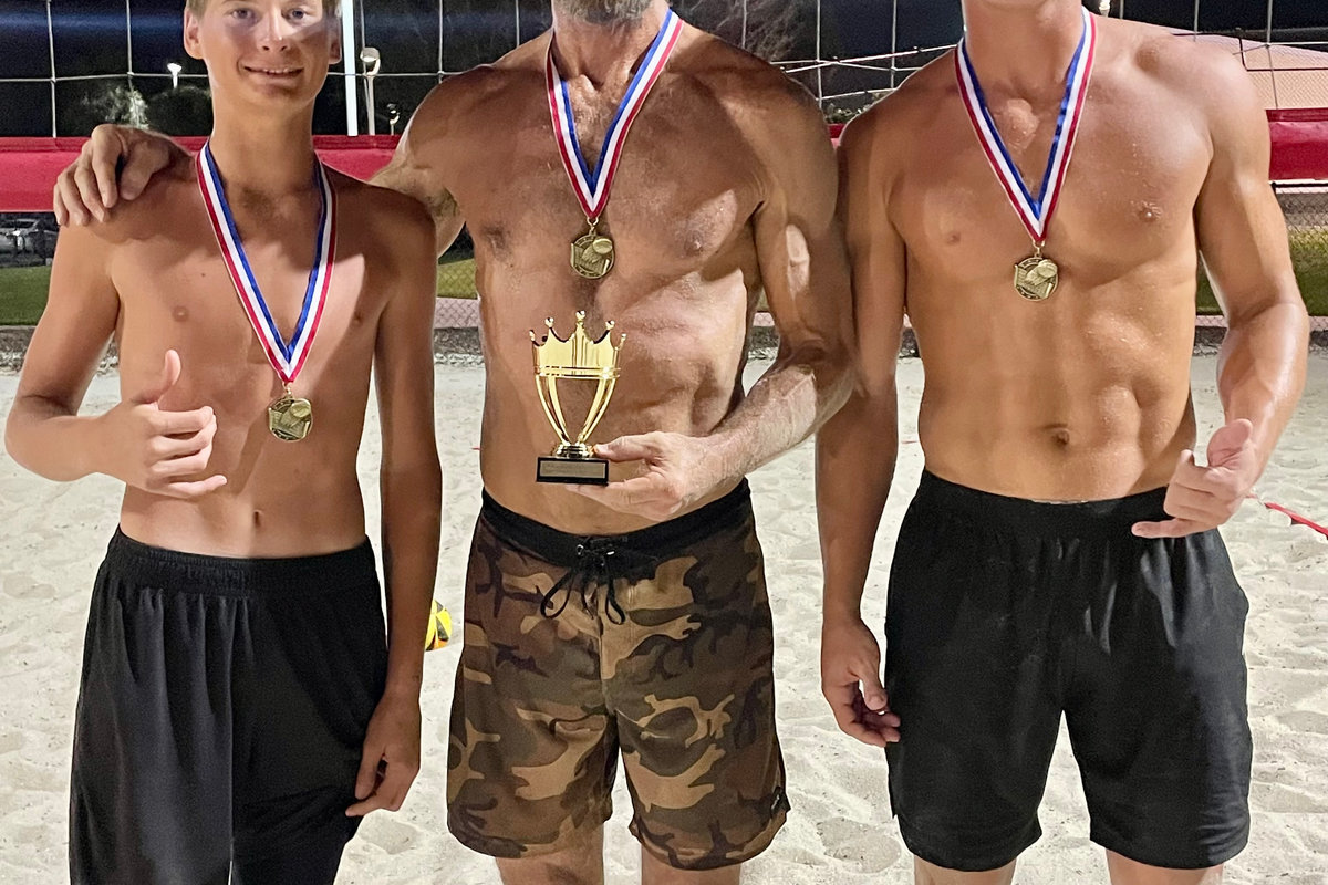 King of the Beach tournament winners in Naples, Florida